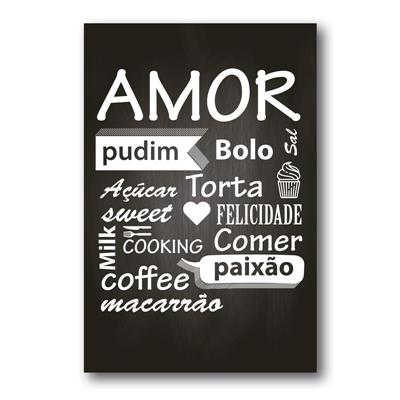 Placa Amor Doces