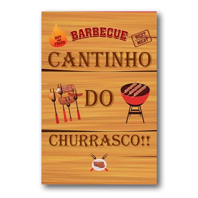 Placa Cantinho BBQ