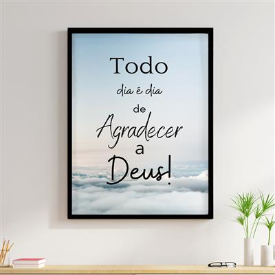 foto: Placa Dia de Agradecer