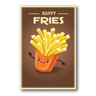 Placa Happy Fries