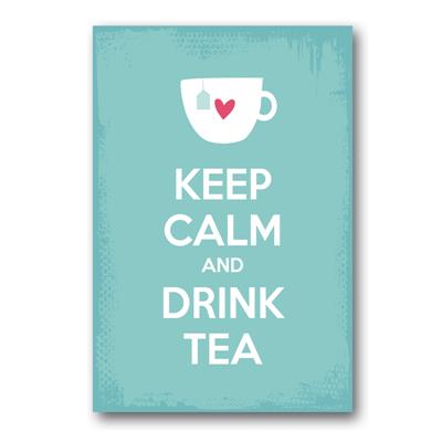 Placa Keep Calm And Drink Tea